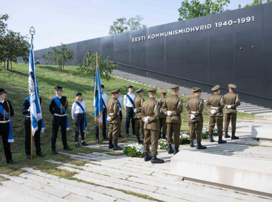 Kommunismi ja natsismi ohvrite mälestuspäeva tseremoonia