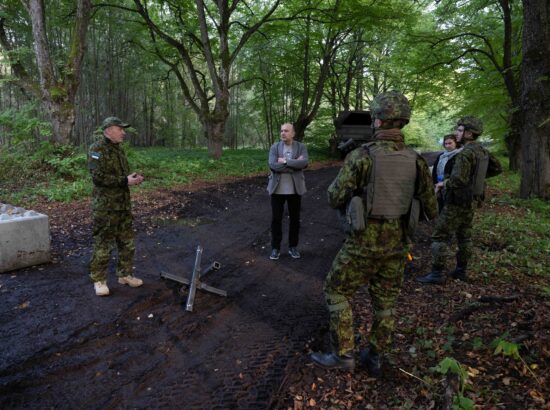 Riigikaitsekomisjon külastas Kaitseväe ja Kaitseliidu õppuse „Ussisõnad“ raames Lääne maakaitseringkonna vastutusala.