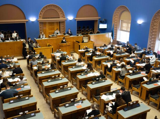 18. korda toimuv Eesti Mudel-Euroopa Parlamendi sessioon.