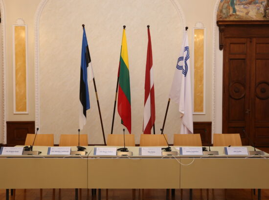 Balti riikide välisministrite ja Balti Assamblee pressikonverents.