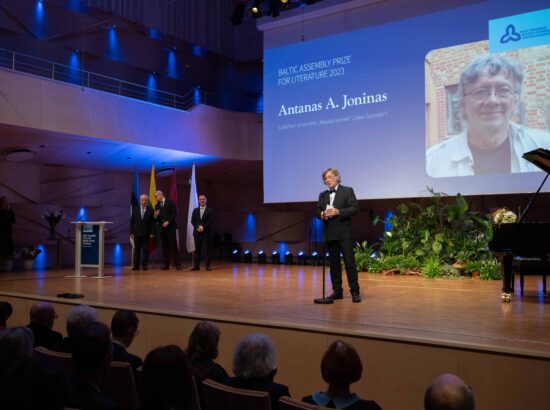 Balti Assamblee auhindade ja medalite tseremoonia Eesti Muusika- ja Teatriakadeemias.