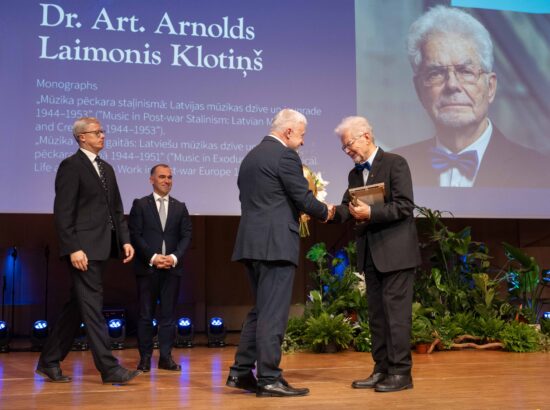 Balti Assamblee auhindade ja medalite tseremoonia Eesti Muusika- ja Teatriakadeemias.