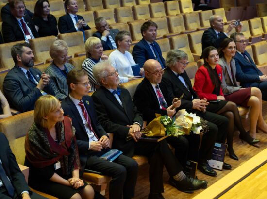 Balti Assamblee auhindade ja medalite tseremoonia Eesti Muusika- ja Teatriakadeemias.