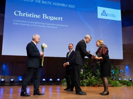 Balti Assamblee auhindade ja medalite tseremoonia Eesti Muusika- ja Teatriakadeemias.