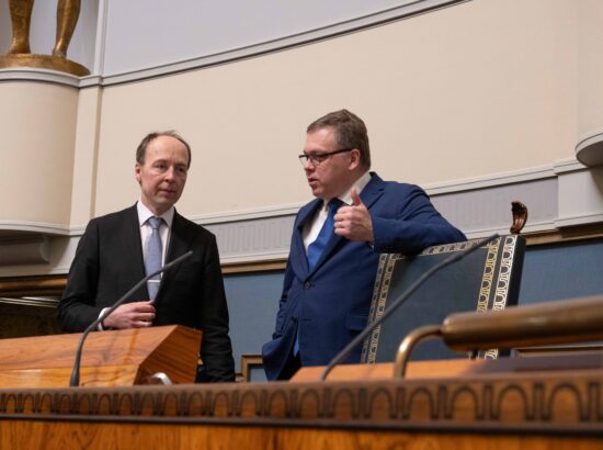 Riigikogu esimees Lauri Hussar ametlikul visiidil Soomes