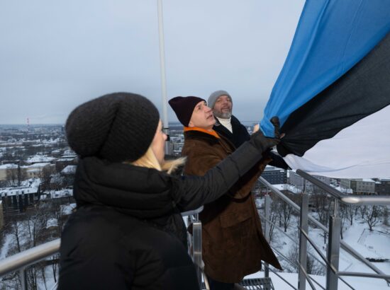 Eesti Olümpiakomitee 100. aastapäeva lipuheiskamine