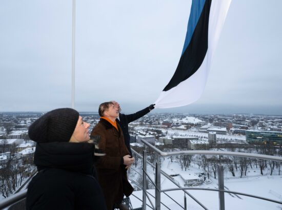 Eesti Olümpiakomitee 100. aastapäeva lipuheiskamine