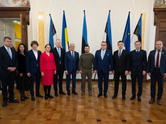 Ukraina president Volodõmõr Zelenskõi visiit