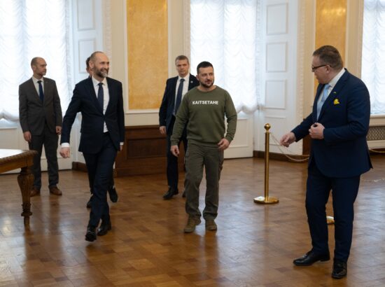 Ukraina president Volodõmõr Zelenskõi visiit