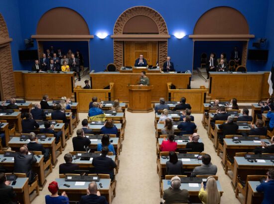 Ukraina president Volodõmõr Zelenskõi pidas Riigikogu ees kõne