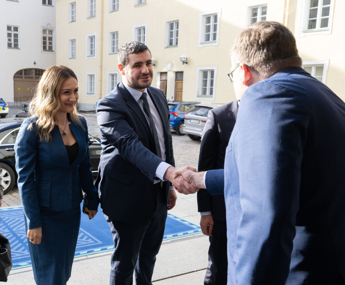 Riigikogu esimees Lauri Hussari kohtumine Armeenia parlamendi esimehe Alen Simonjaniga