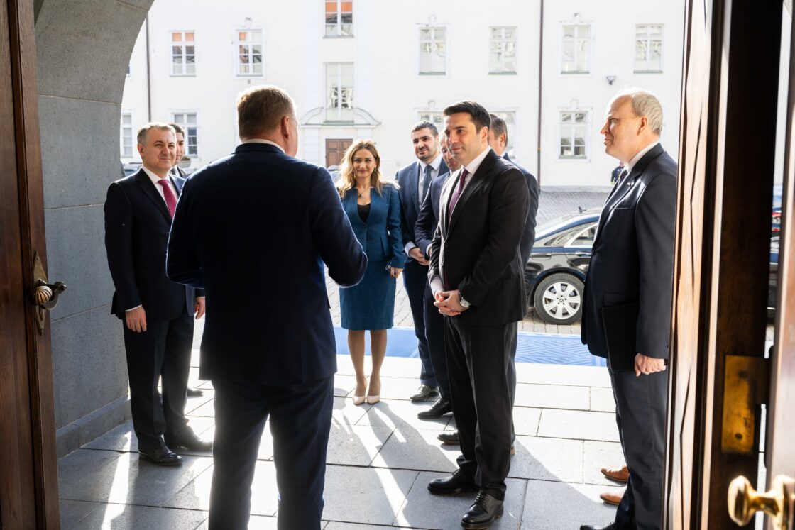 Riigikogu esimees Lauri Hussari kohtumine Armeenia parlamendi esimehe Alen Simonjaniga