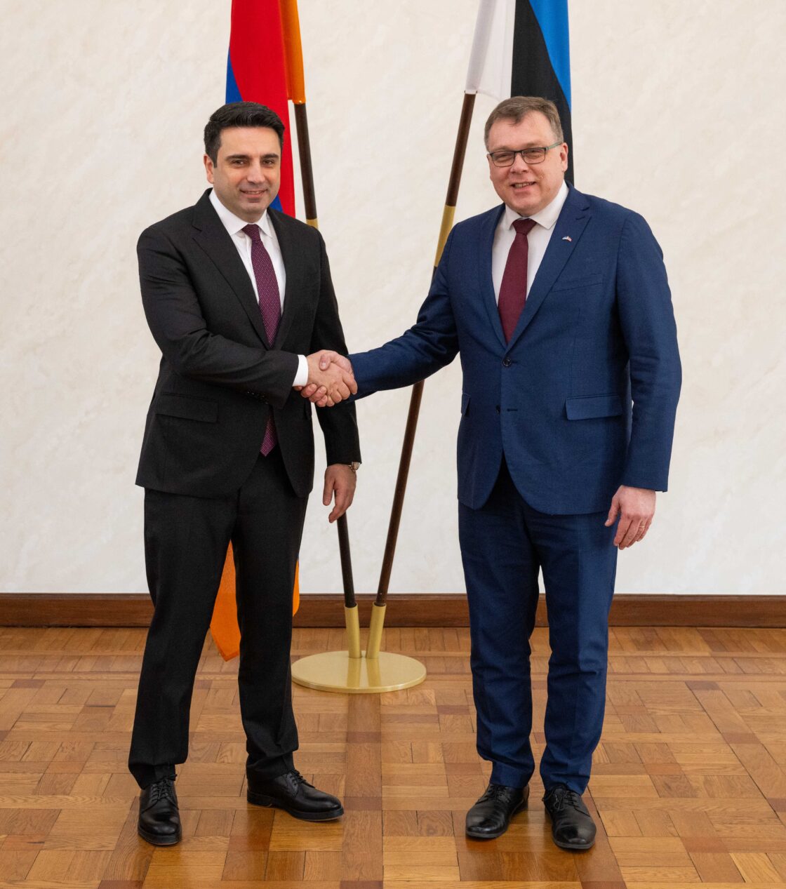 Riigikogu esimees Lauri Hussari kohtumine Armeenia parlamendi esimehe Alen Simonjaniga