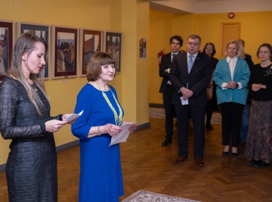 Näituse “Tallinn Ukraina kunstniku pilgu läbi” avamine