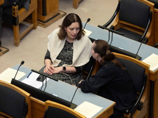 Riigikogu liikmed Karmen Joller ja Katrin Kuusemäe