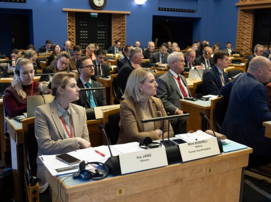 NATO Parlamentaarse Assamblee alaline komitee kogunes istungile Riigikogus.