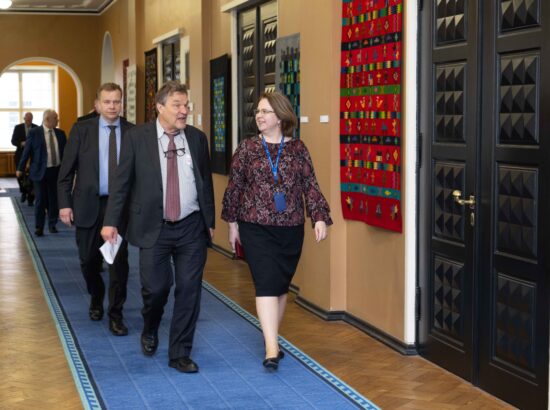 Riigikogu väliskomisjon kohtus Soome parlamendi väliskomisjoni delegatsiooniga.