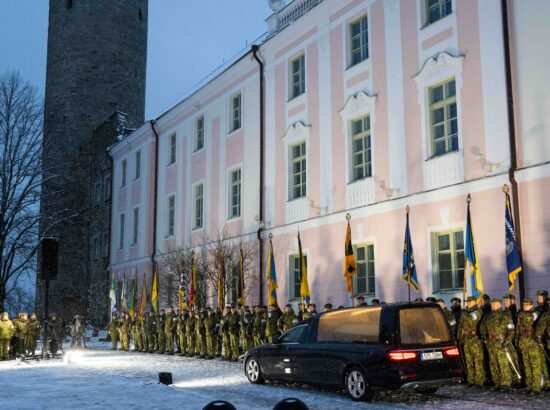 President Arnold Rüütlile pühendatud mälestushetk Kuberneri aias