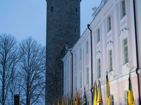 President Arnold Rüütlile pühendatud mälestushetk Kuberneri aias