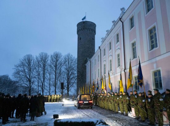 President Arnold Rüütlile pühendatud mälestushetk Kuberneri aias