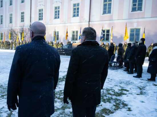President Arnold Rüütlile pühendatud mälestushetk Kuberneri aias
