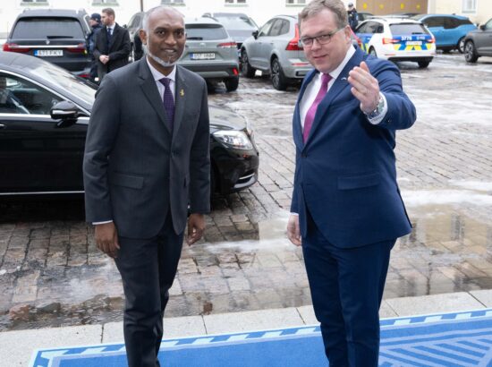 Riigikogu esimees Lauri Hussar kohtus Maldiivide presidendi Mohamed Muizzuga.