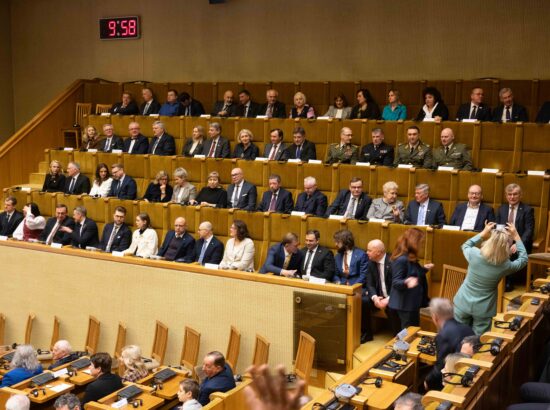 Seitsme riigi parlamentide juhid kohtuvad Leedu iseseisvuse taastamise 35. aastapäeva puhul Vilniuses.