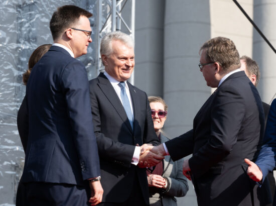 Seitsme riigi parlamentide juhid kohtuvad Leedu iseseisvuse taastamise 35. aastapäeva puhul Vilniuses.