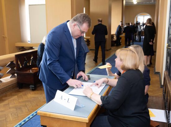 Riigikogu juhatuse korralised valimised 27. märtsil 2025