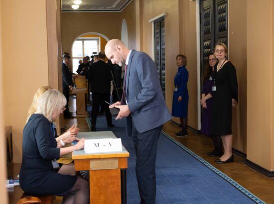 Riigikogu juhatuse korralised valimised 27. märtsil 2025