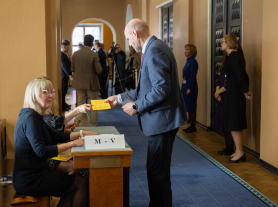 Riigikogu juhatuse korralised valimised 27. märtsil 2025