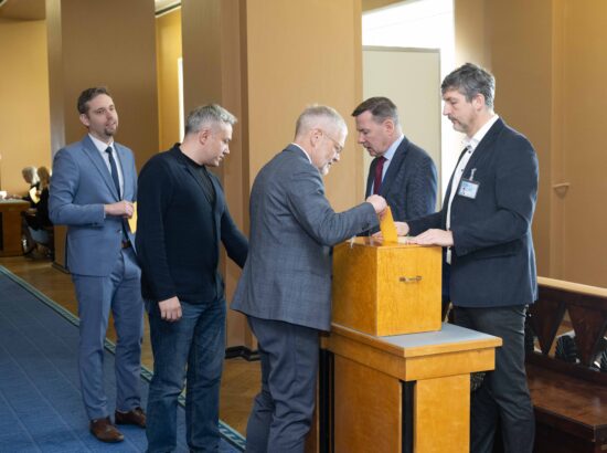Riigikogu juhatuse korralised valimised 27. märtsil 2025
