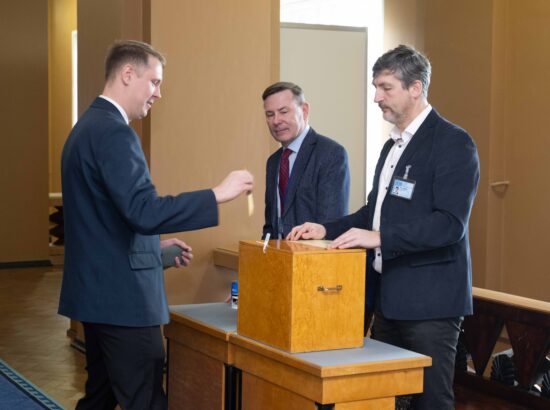 Riigikogu juhatuse korralised valimised 27. märtsil 2025