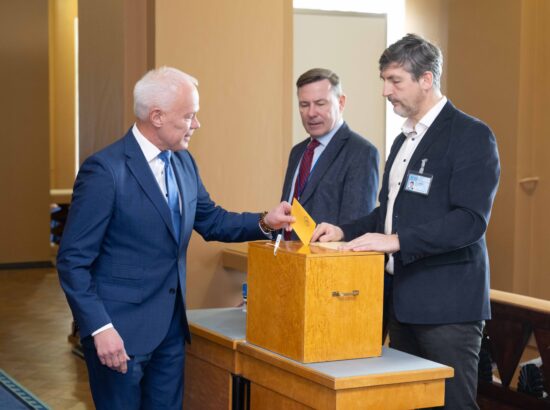 Riigikogu juhatuse korralised valimised 27. märtsil 2025