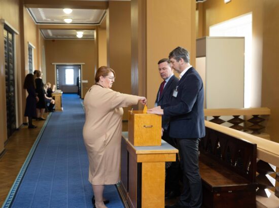 Riigikogu juhatuse korralised valimised 27. märtsil 2025