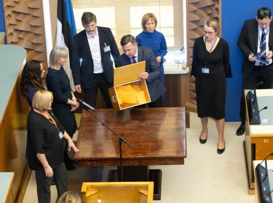 Riigikogu juhatuse korralised valimised 27. märtsil 2025