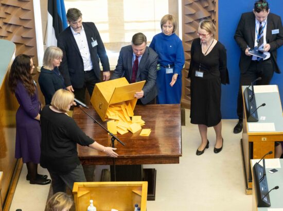Riigikogu juhatuse korralised valimised 27. märtsil 2025
