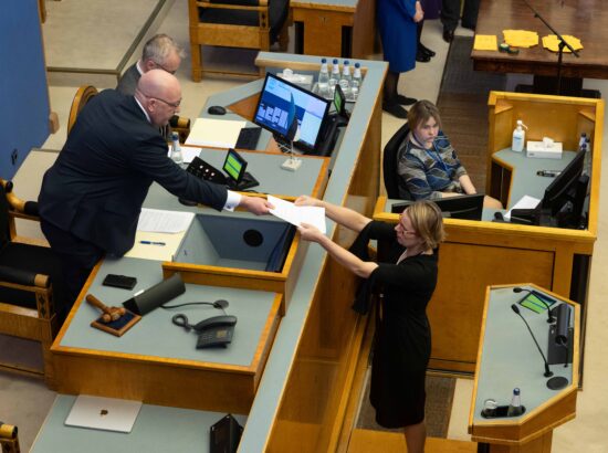 Riigikogu juhatuse korralised valimised 27. märtsil 2025