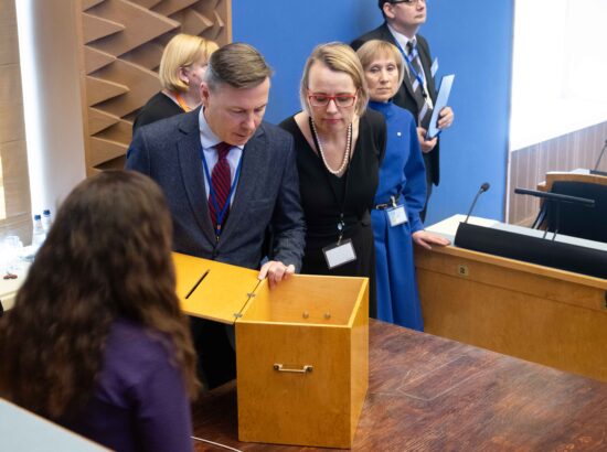 Riigikogu juhatuse korralised valimised 27. märtsil 2025