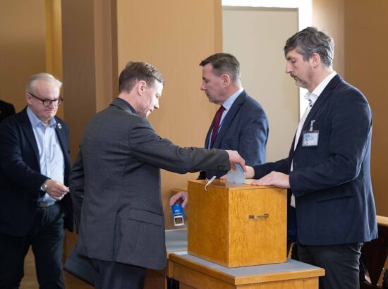 Riigikogu juhatuse korralised valimised 27. märtsil 2025