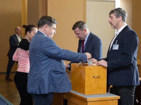 Riigikogu juhatuse korralised valimised 27. märtsil 2025