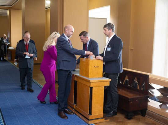 Riigikogu juhatuse korralised valimised 27. märtsil 2025