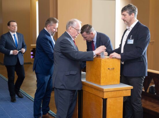 Riigikogu juhatuse korralised valimised 27. märtsil 2025