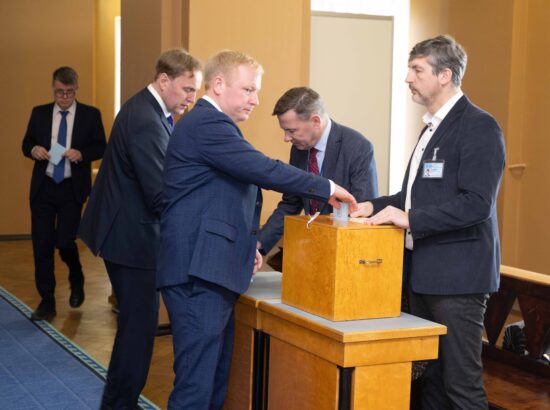 Riigikogu juhatuse korralised valimised 27. märtsil 2025