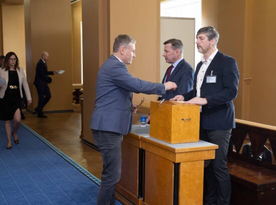 Riigikogu juhatuse korralised valimised 27. märtsil 2025
