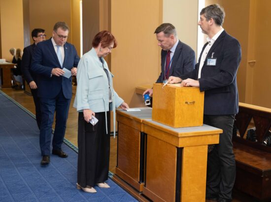 Riigikogu juhatuse korralised valimised 27. märtsil 2025