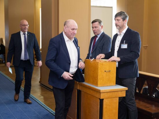 Riigikogu juhatuse korralised valimised 27. märtsil 2025