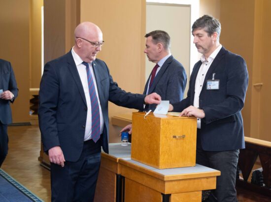 Riigikogu juhatuse korralised valimised 27. märtsil 2025