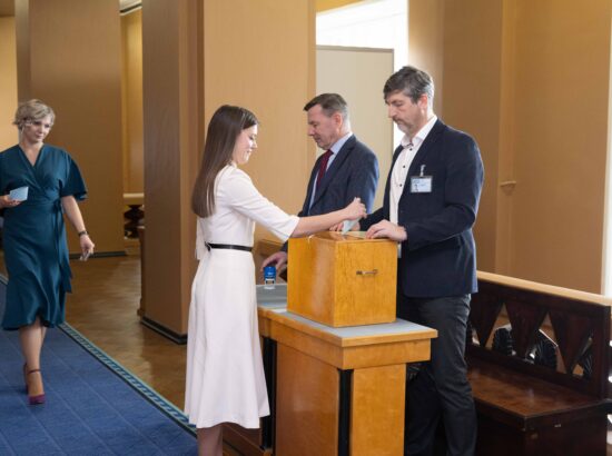 Riigikogu juhatuse korralised valimised 27. märtsil 2025