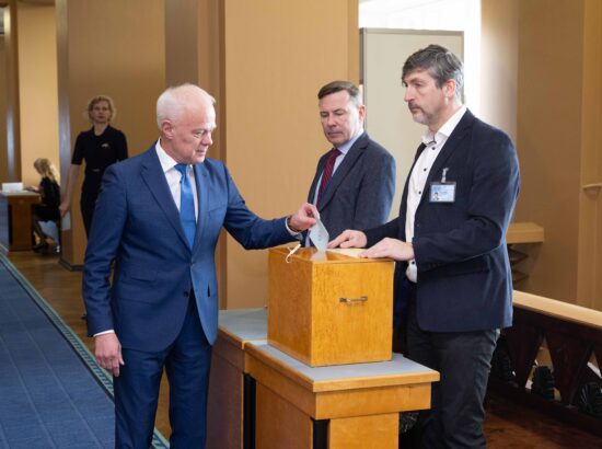 Riigikogu juhatuse korralised valimised 27. märtsil 2025